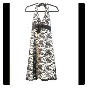 Halter cocktail dress